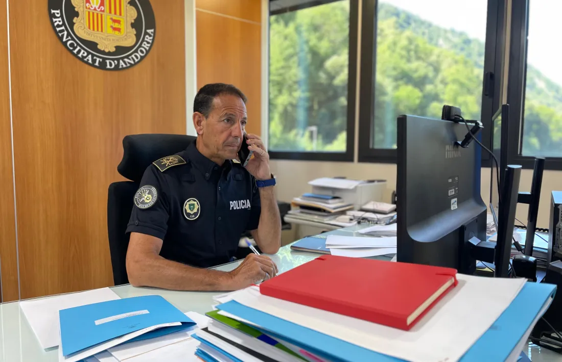 Bruno Lasne, director de la Policia.