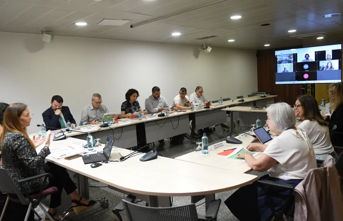 La reunió del Pacte nacional per a la qualitat, l’eficiència i la sostenibilitat del sistema sanitari amb les associacions implicades.