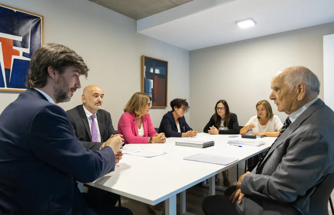 La reunió del patronat d'honor de la Fundació Privada Tutelar que ha tingut lloc aquest dilluns.