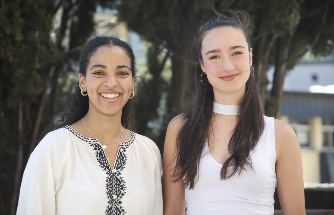  Madina Khadidja i Clara Vila, ahir a Andorra la Vella.