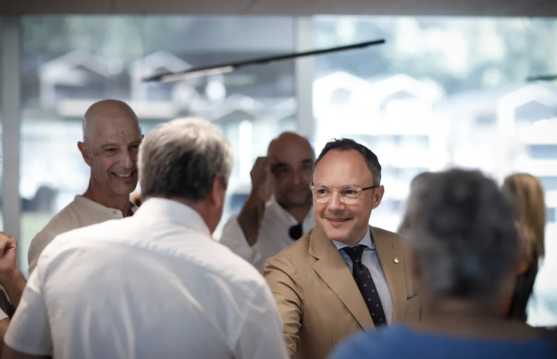 Un moment de l'acte d'agraiment a federacions i COA celebrat al  Centre de Tecnificació Esportiva d’Ordino.