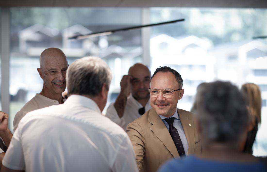 Un moment de l'acte d'agraiment a federacions i COA celebrat al  Centre de Tecnificació Esportiva d’Ordino.