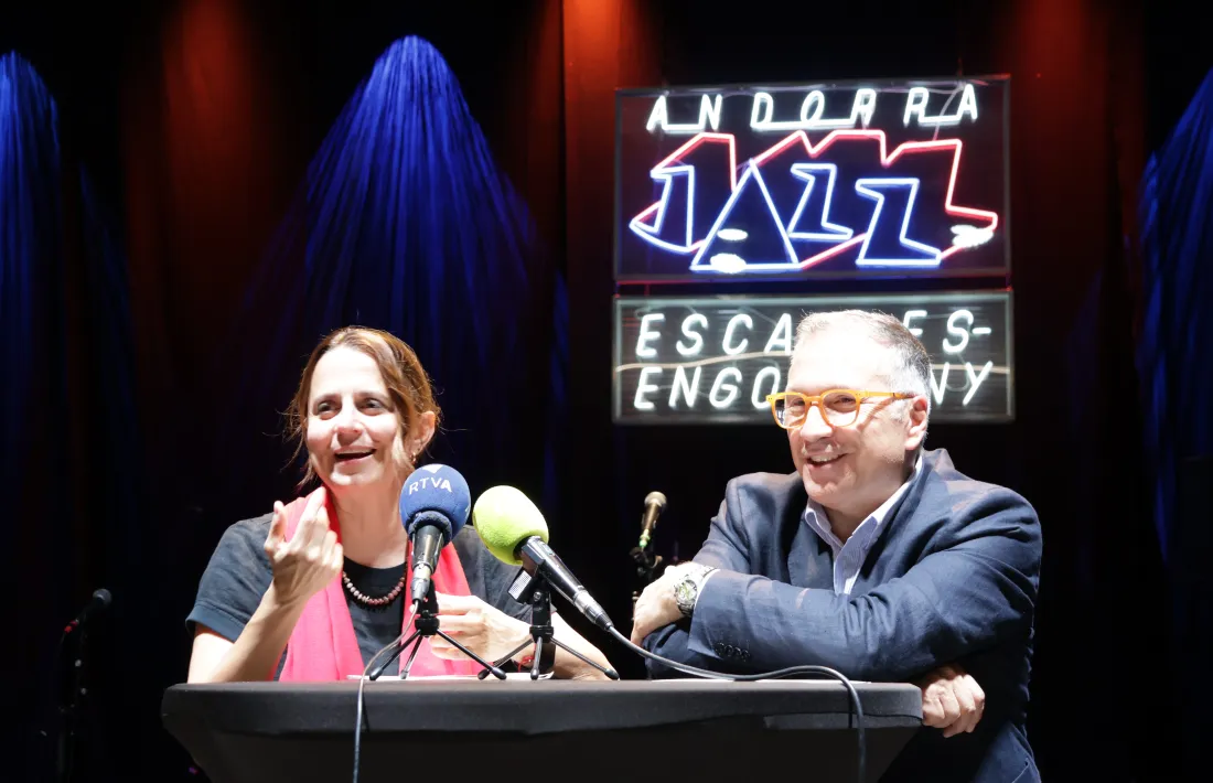La cònsol major d'Escaldes-Engordany, Rosa Gili, i el conseller de Cultura i Promoció Econòmica, Valentí Closa, han fet avui balanç del festival de jazz.