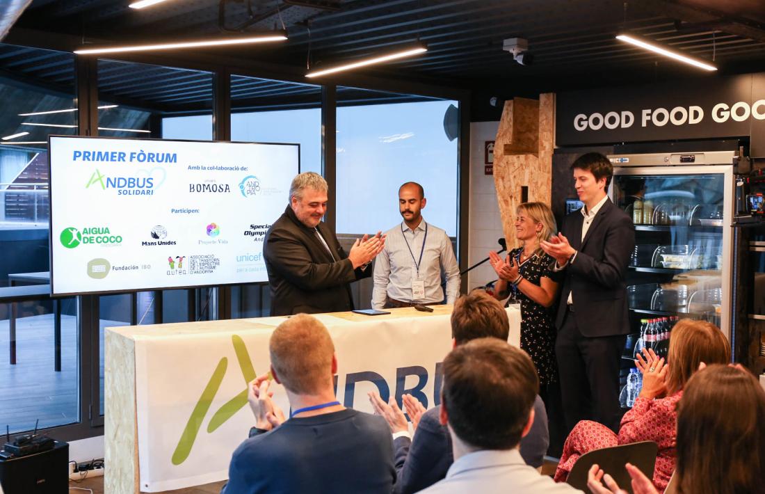 Andorra Telecom s’adhereix com a col·laborador a la segona edició del Fòrum Andbus Solidari.