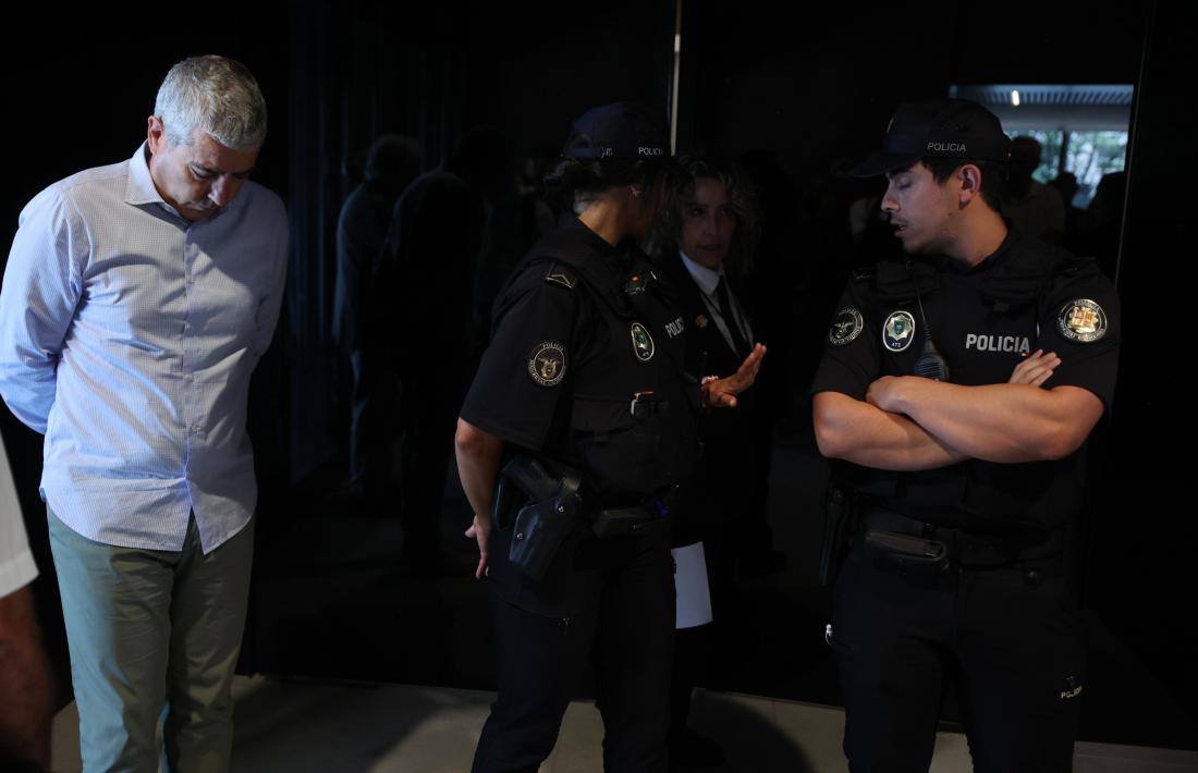 Joan Pau Miquel abans de la notificació de la sentència.