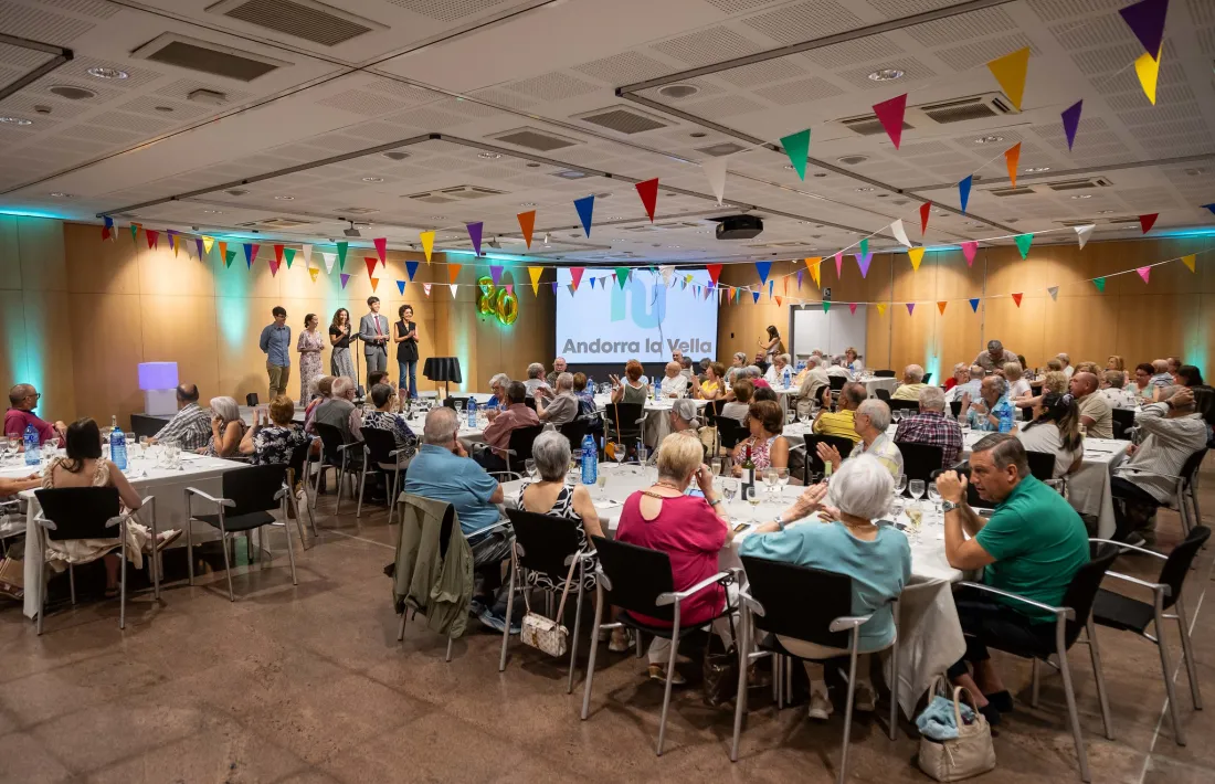 Acte de celebració del 20è aniversari del Calones a la sala Consòrcia del Centre de Congressos.