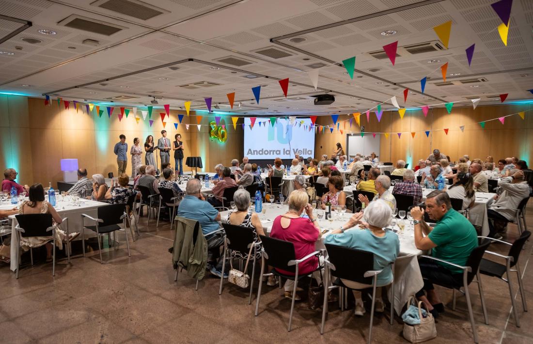 Acte de celebració del 20è aniversari del Calones a la sala Consòrcia del Centre de Congressos.