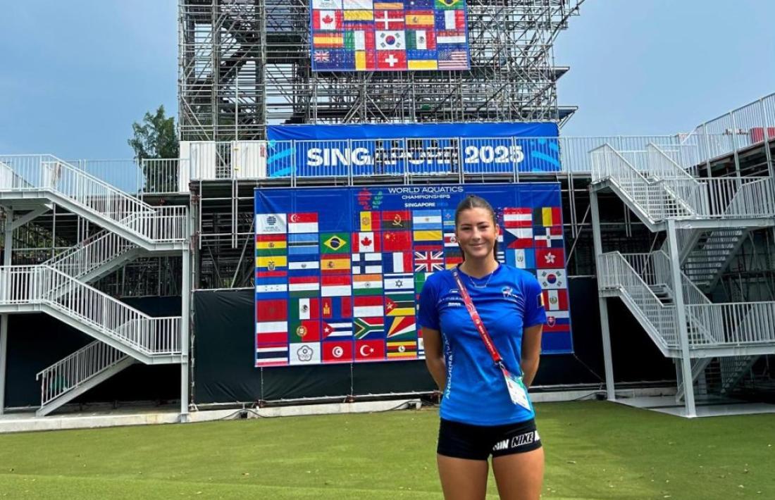 Alexandra Mejía a Singapur.