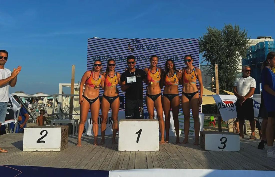 Andrea Da Silva, al podi.