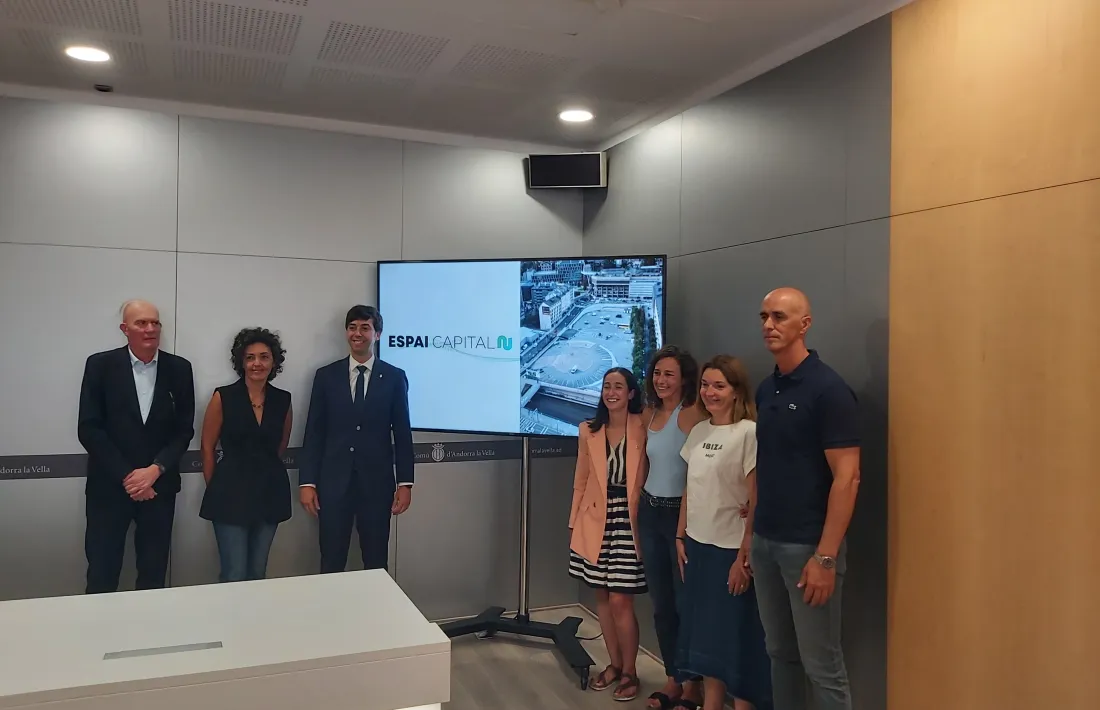 El Comú d'Andorra la Vella ha presentat avui el projecte Espai Capital.