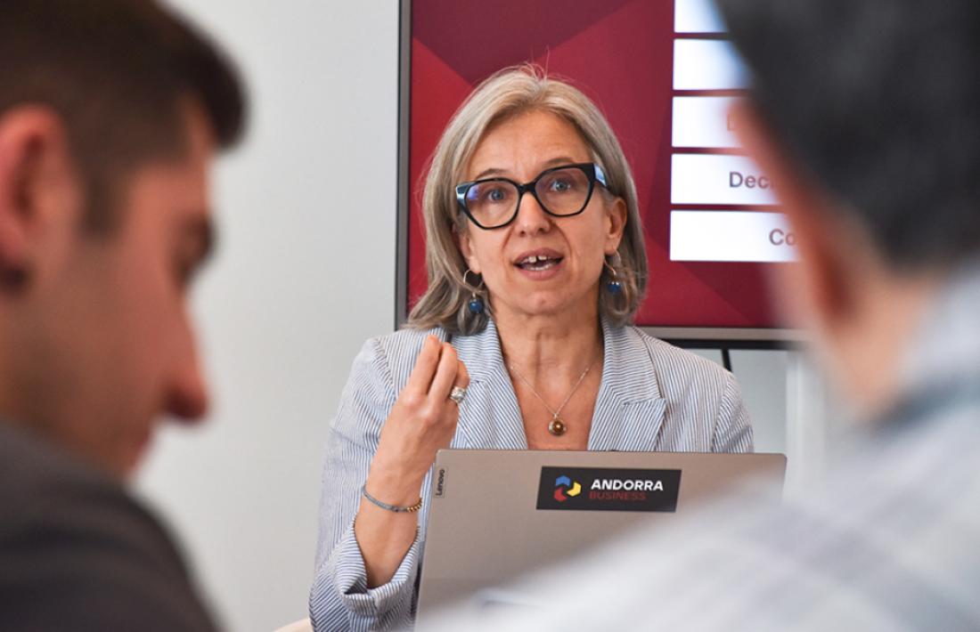 La directora d'Andorra Business, Judit Hidalgo.