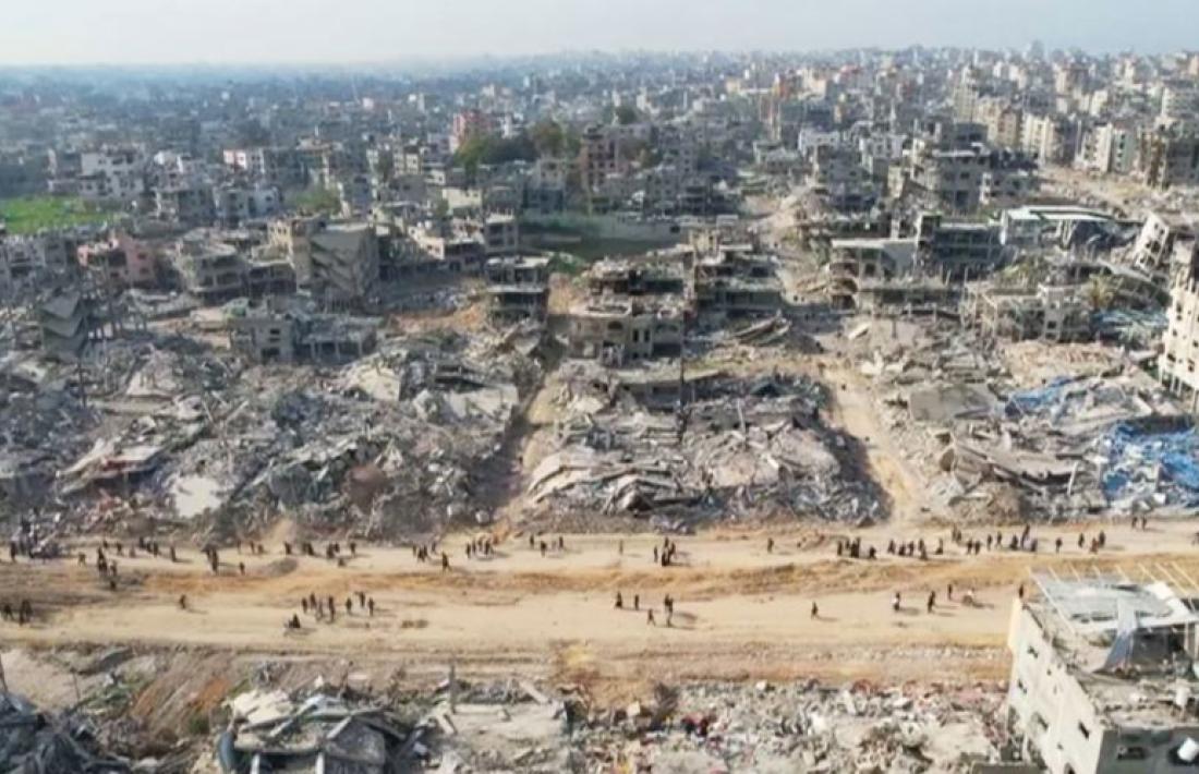 Gran part de Gaza ha quedat destruïda durant la guerra amb Israel.