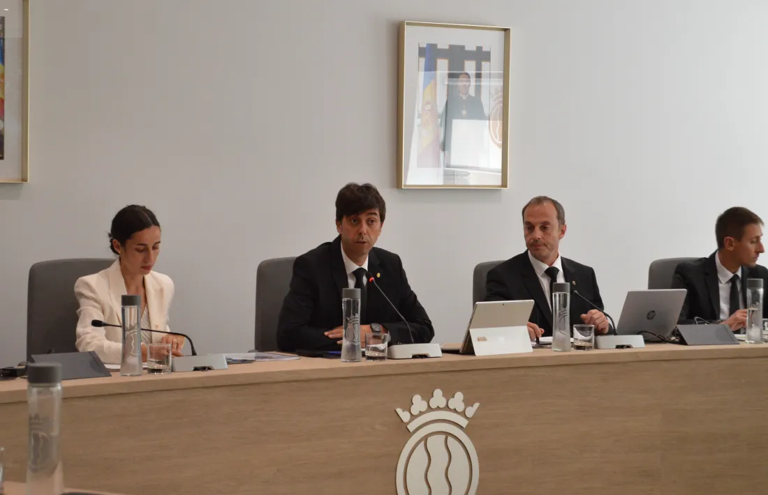 La sessió de consell de comú d'Andorra la Vella d'aquesta tarda.