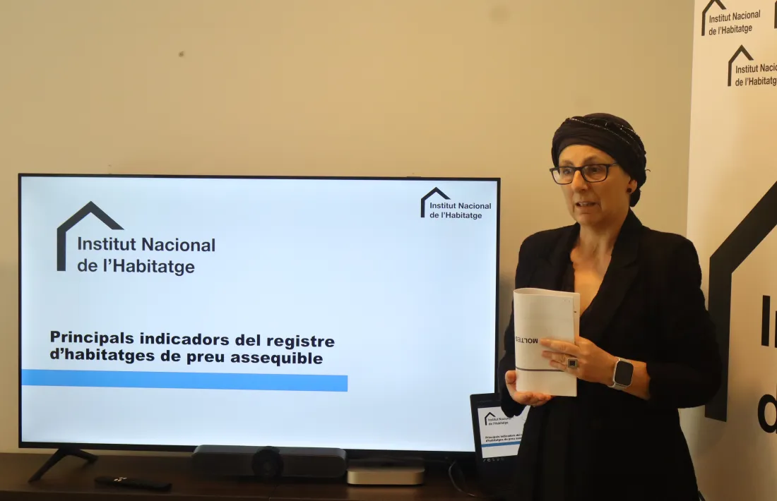 Un moment de la presentació dels indicadors del Registre.