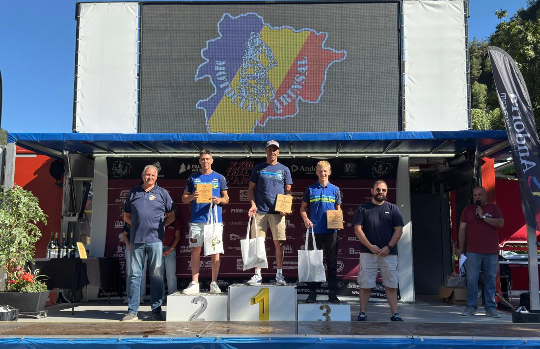 Adam Raga, ja retirat del món professional, campió a Arinsal.
