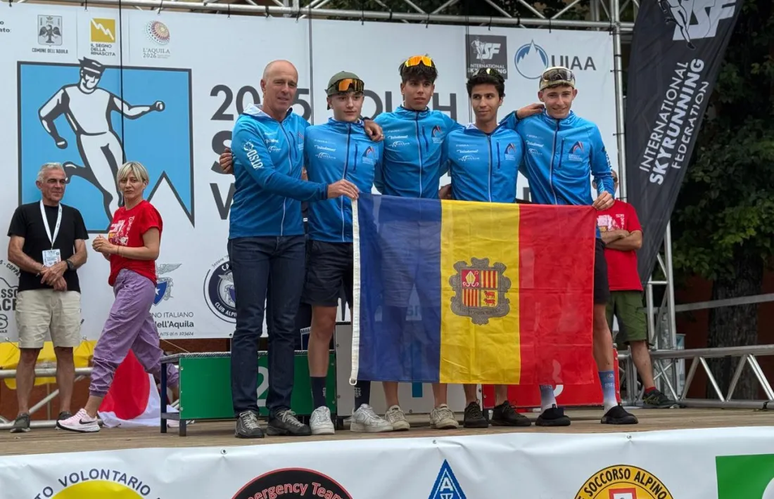 L’equip de la FAM, a Itàlia.