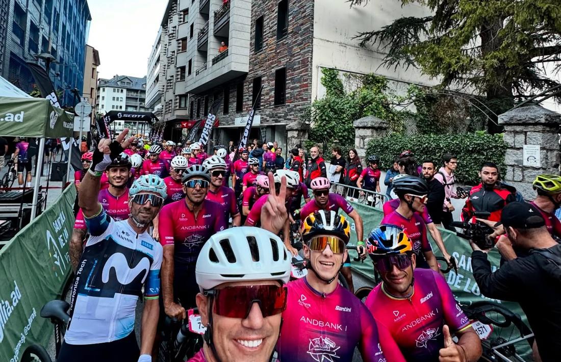 Joaquim ‘Purito’ Rodríguez va tenir convidats especials, entre els quals Alejandro Valverde i Jorge Martín.