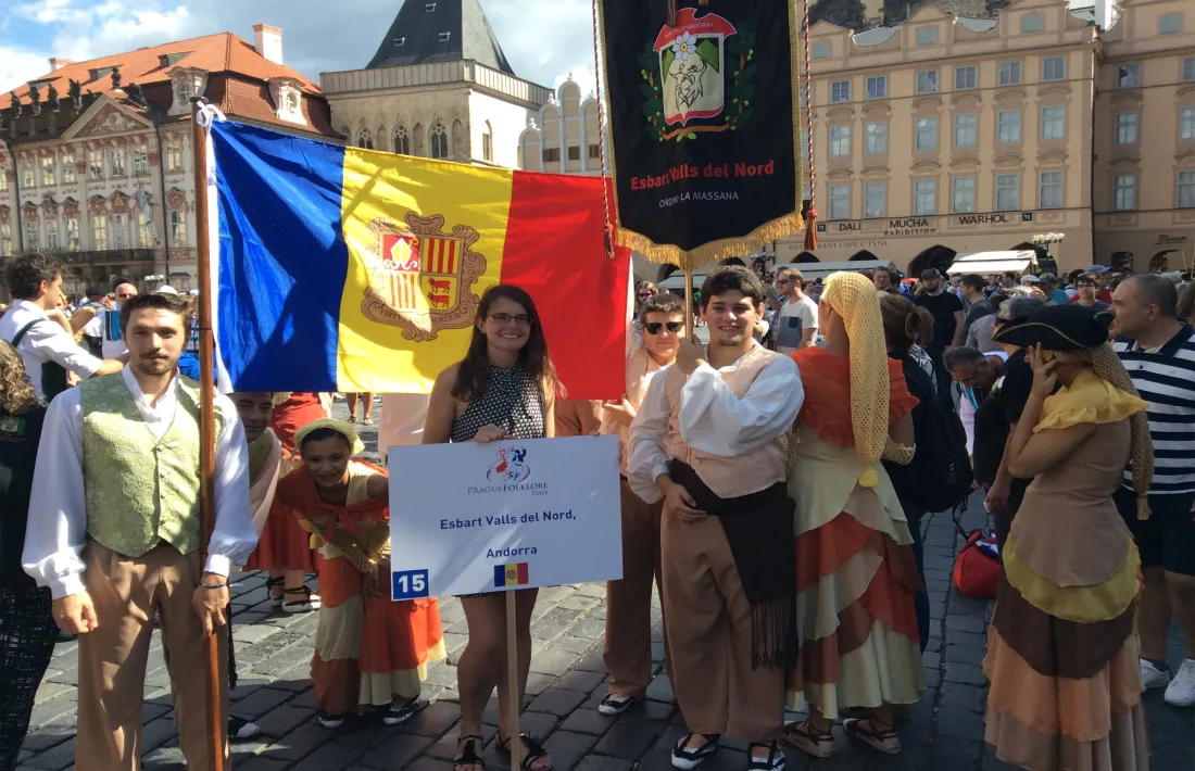 L'Esbart Valls del Nord, en un festival folklòric a Praga