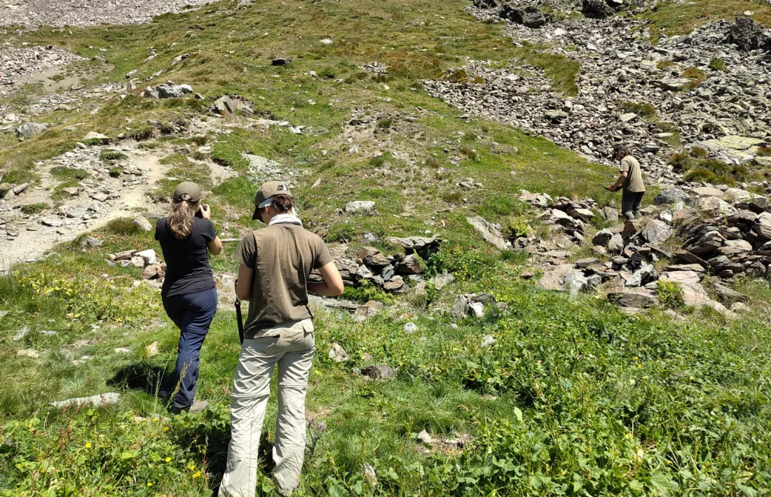 Dos dels participants en la nova campanya arqueològica.