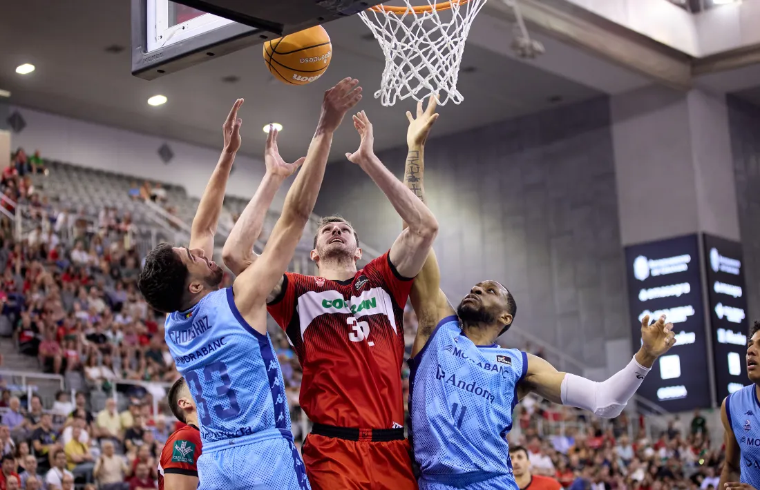 Rubén Guerrero, contra el BC MoraBanc el curs passat.