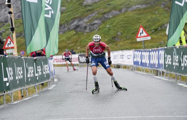 Irineu Esteve, arribant a la meta de la pujada al Lysebotn_FOTO Nordnes_Nordic Focus