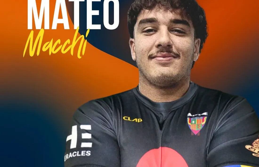 Mateo Macchi, amb el VPC.