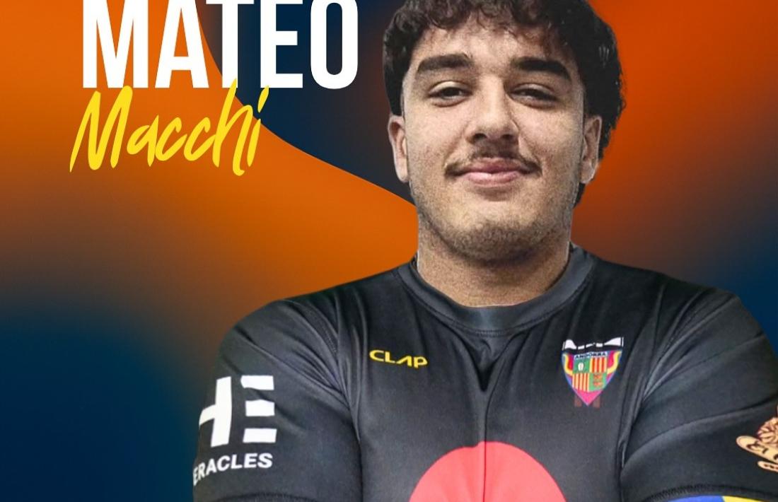 Mateo Macchi, amb el VPC.