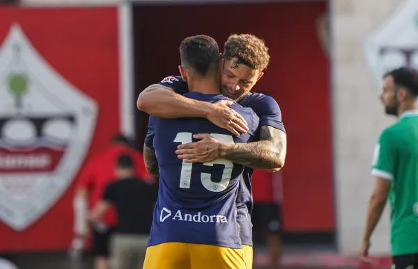 p. 23 triangular fc andorra a san sebastian de los reyes foto fc andorra