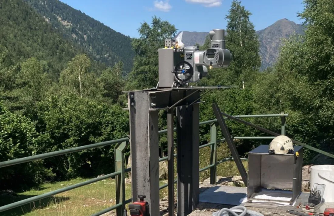 La instal·lació de FEDA a la zona de Ràmio.