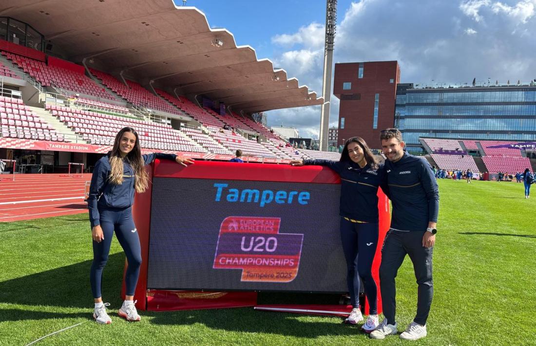 Les germanes Viñals, Duna i Alba, al Campionat d'Europa sub-20.