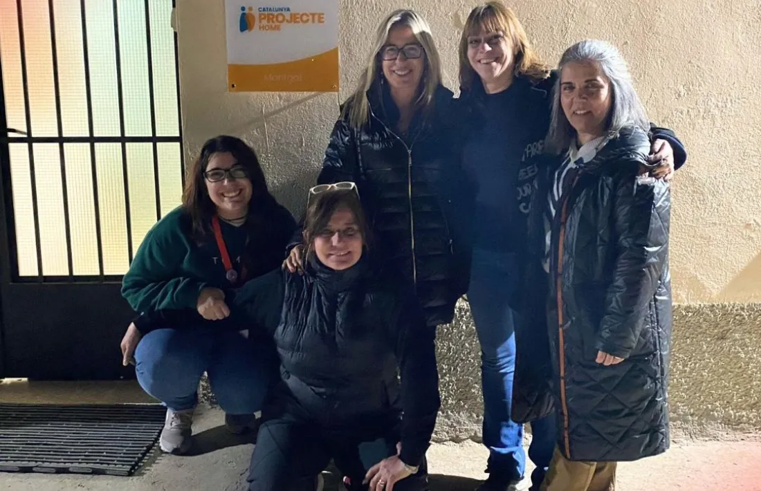 La visita efectuada a Projecte Home Catalunya l’any passat.
