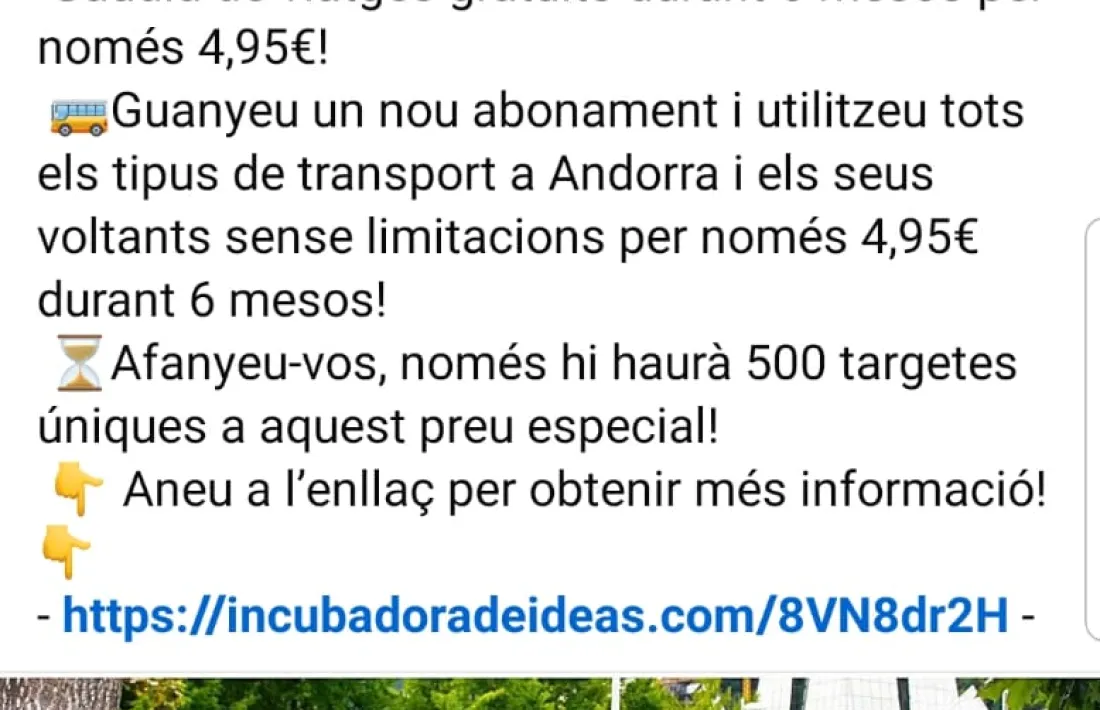  L'intent d'estafa detectat a xarxes socials.