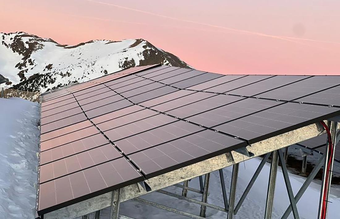 Una instal·lació fotovoltaica.
