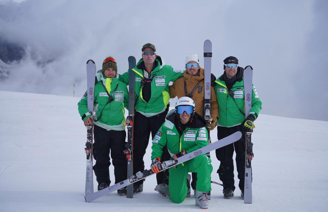 Joan Verdú, a Saas Fee.