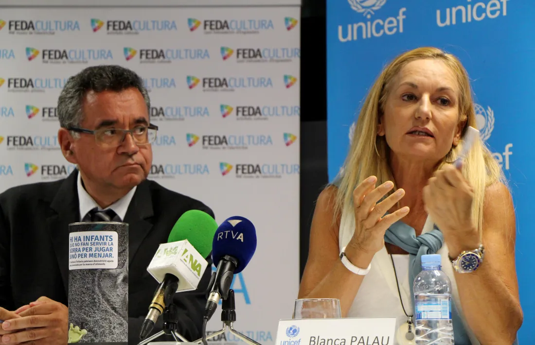 FEDA i l’Unicef, units altre cop contra la desnutrició infantil