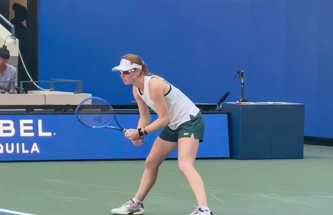 Maya Joint, a l'entrenament.