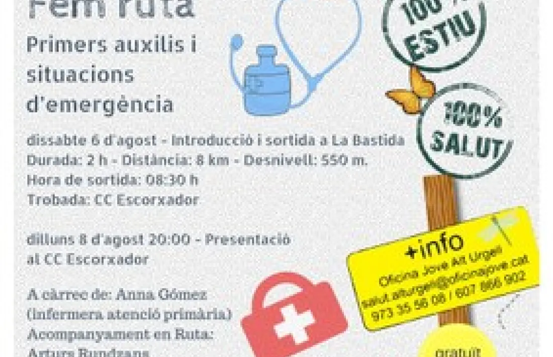 Primers auxilis i situacions d’emergència al ‘Fem ruta’