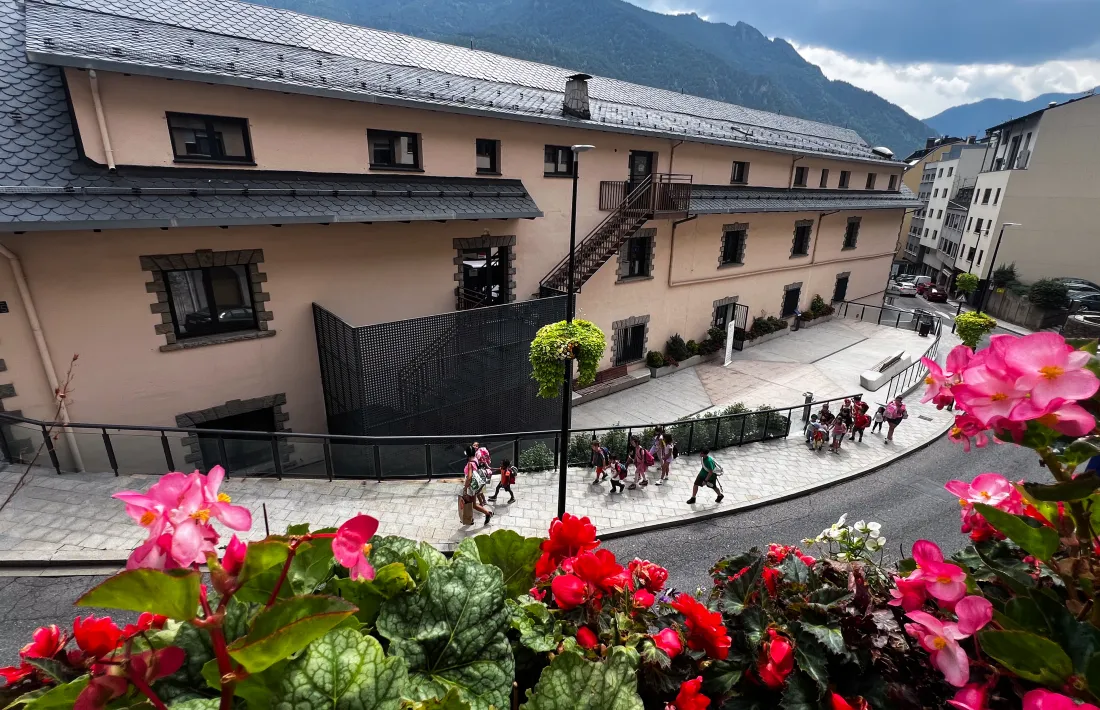 Edifici B del Lycée Comte de Foix al carrer Ciutat de Valls d’Andorra la Vella.