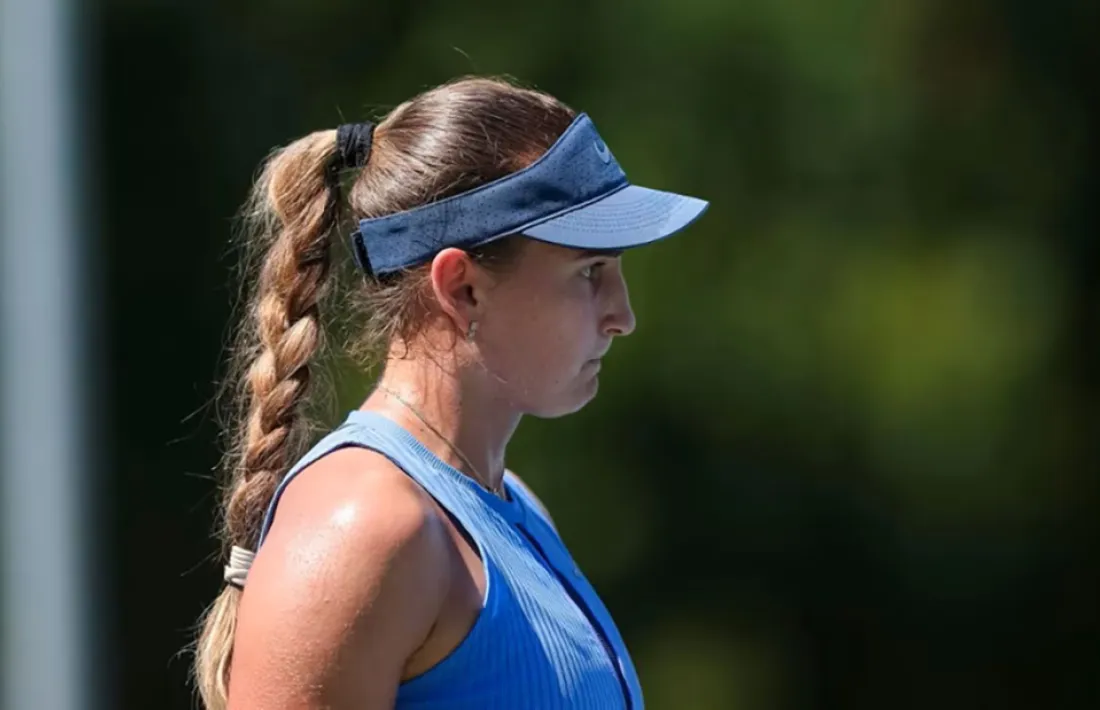 Vicky Jiménez va conèixer de primera mà com les gasta un quadre principal d'un Grand Slam i va perdre contra Maya Joint.