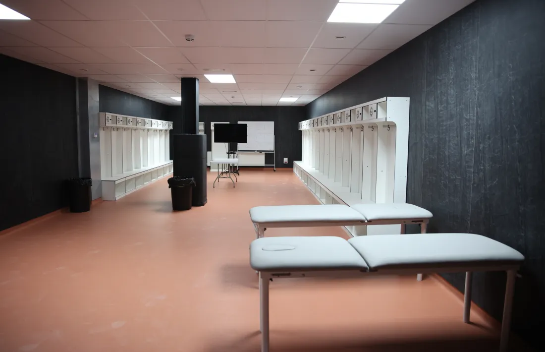 L'FC Andorra gaudirà d'aquest vestidor en els seus partits a Encamp.