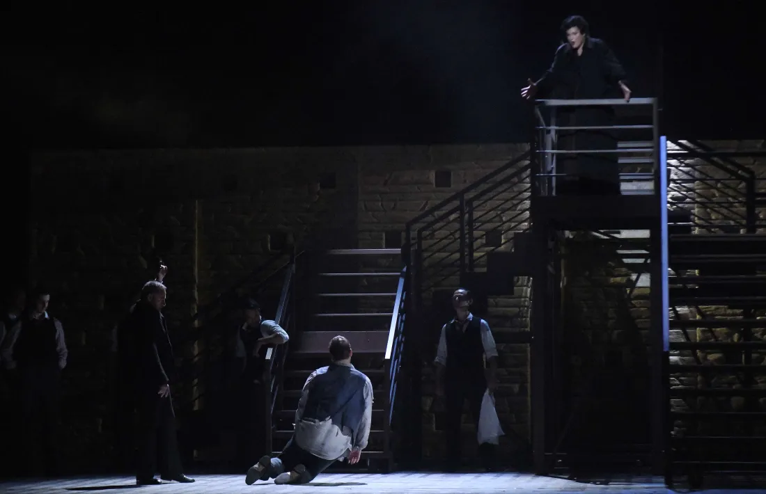 Una escena de Tosca.