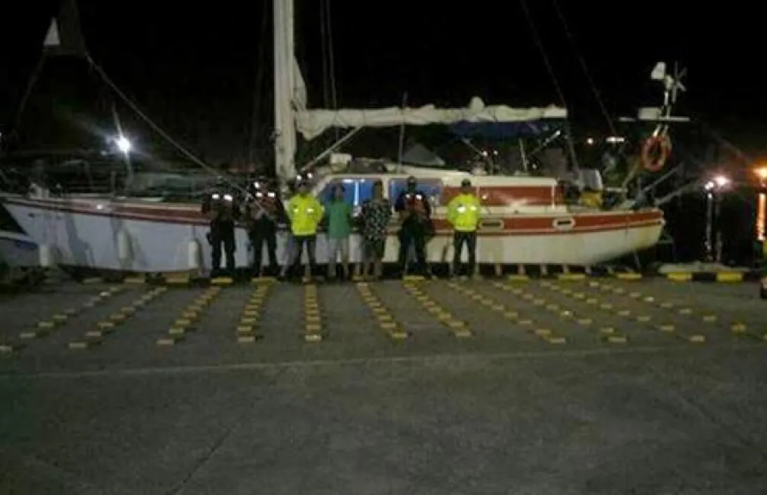 Confiscat un veler amb bandera d’Andorra i 103 quilos de cocaïna