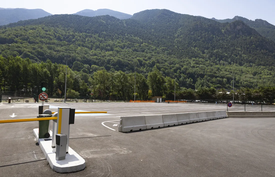 L'aparcament de Canrodes