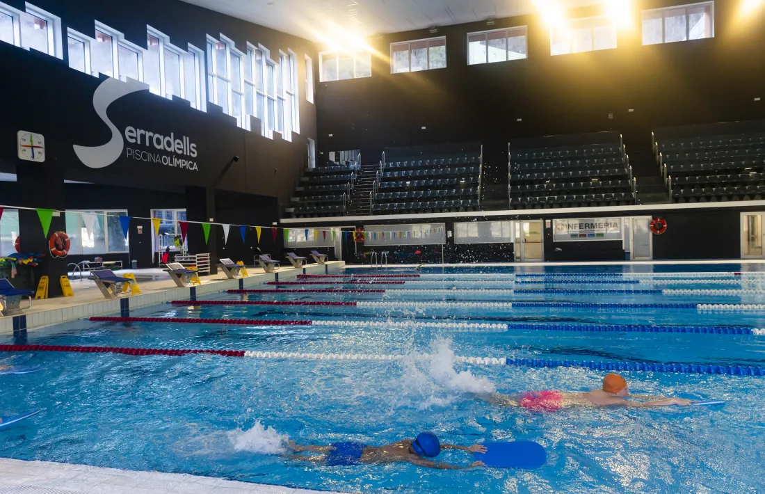 La piscina dels Serradells.