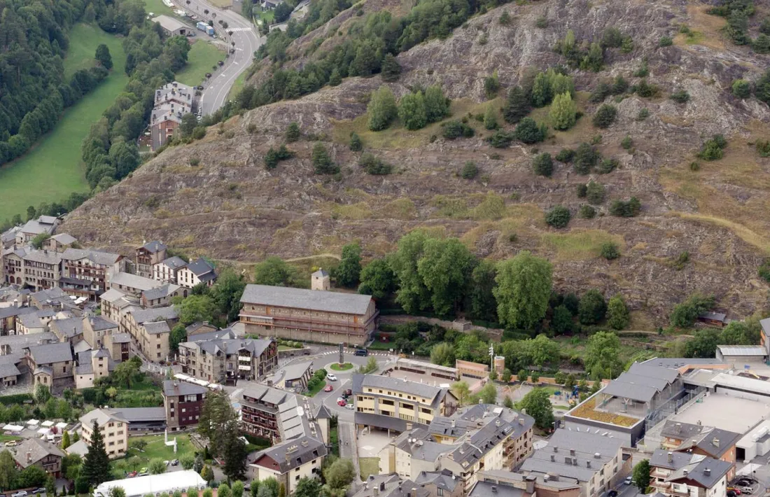 Vista general d'Ordino.