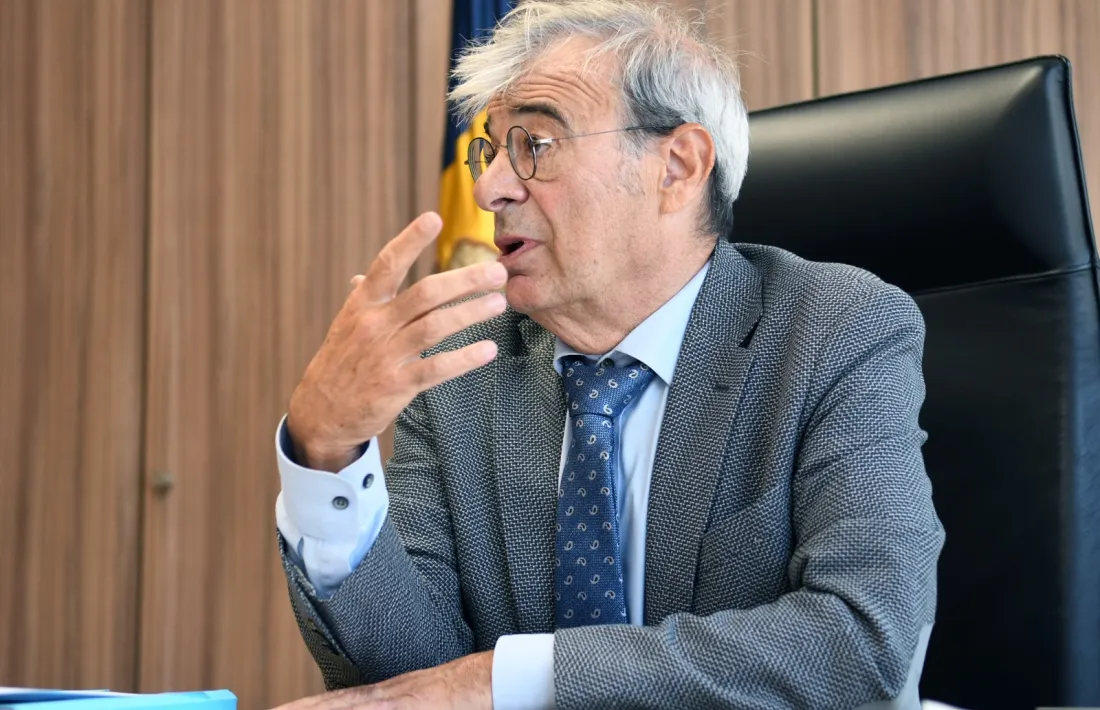 El ministre de Relacions Institucionals, Educació i Universitats, Ladislau Baró.