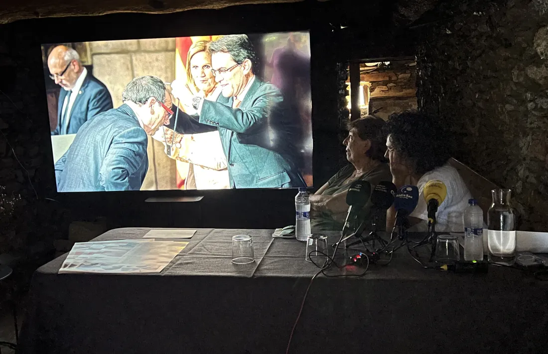 Un moment de la presentació de l'esdeveniment. 