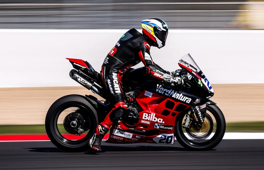 Xavi Cardelús, a Magny Cours.