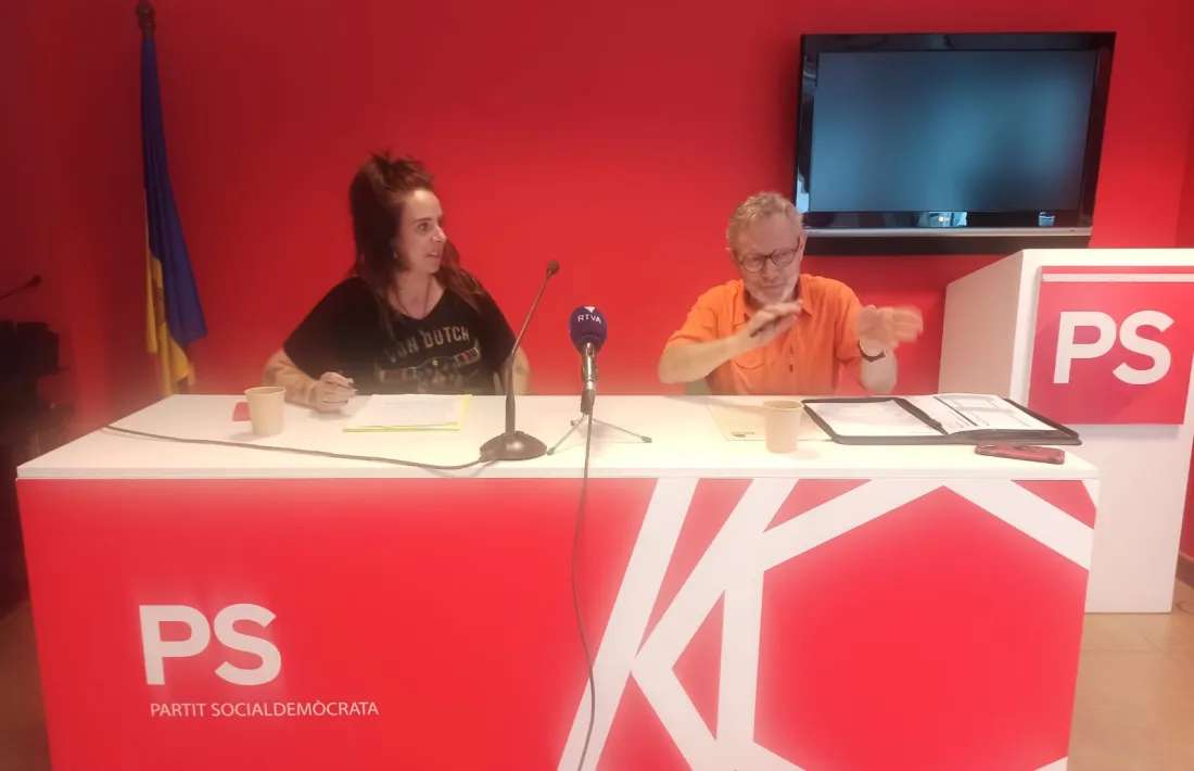 Guinot i Martínez en roda de premsa.