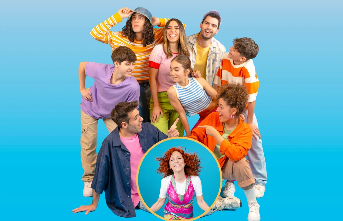 Els protagonistes de l’espectacle musical Grow Up Singing.